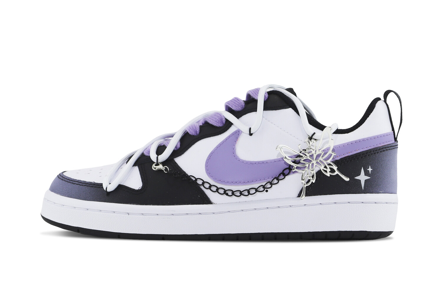 

Кроссовки Nike Court Borough Skateboarding Shoes Women's Low-top Lilac, светло-фиолетовый