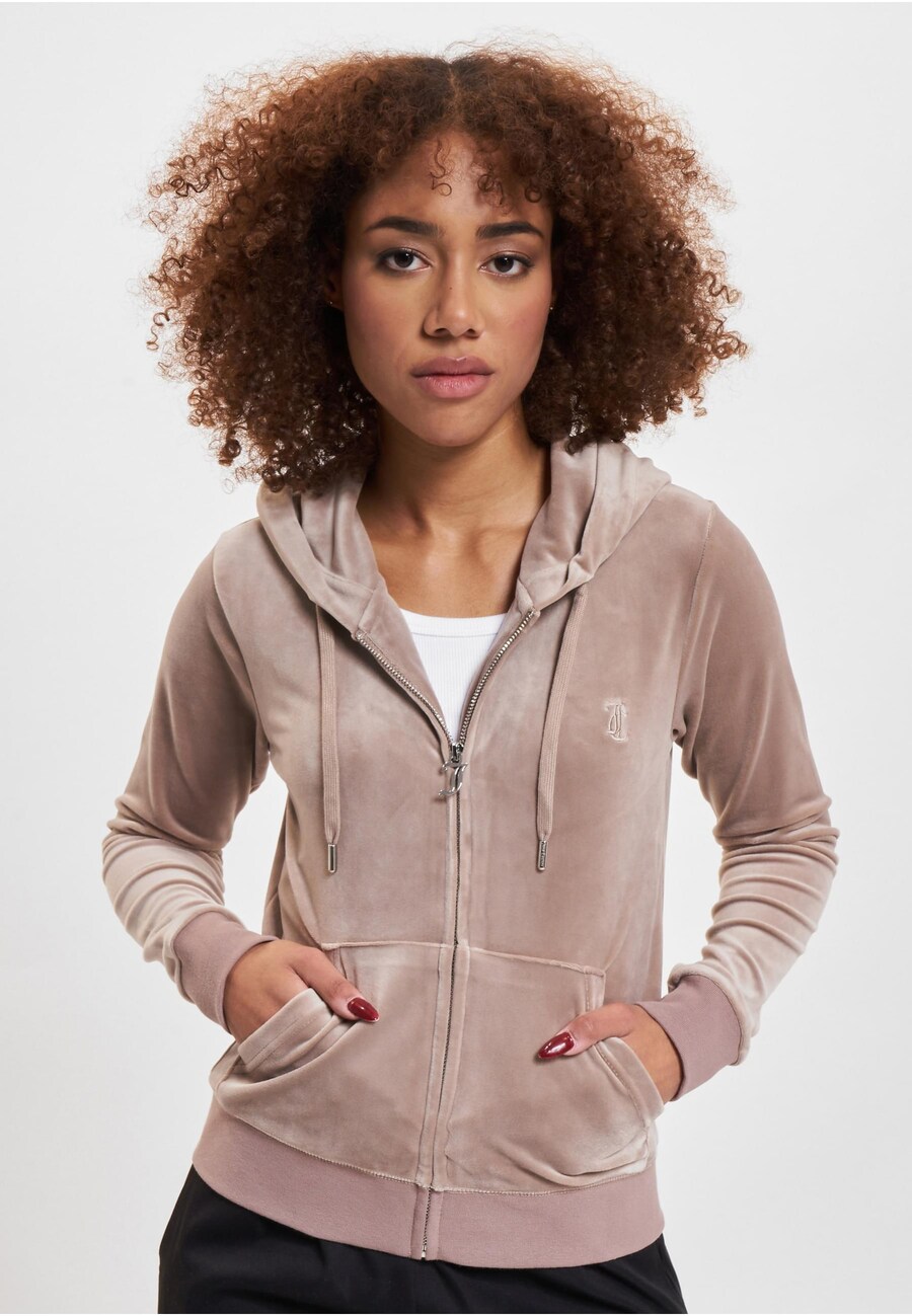 

Худи с капюшоном на молнии Juicy Couture Robertson, Light brown