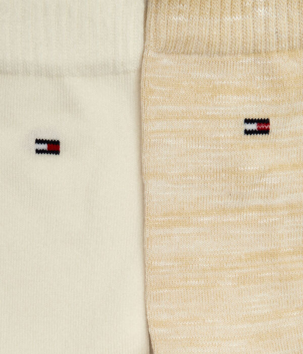 Носки женские Tommy Hilfiger высокие 2 пары, бежевый — фото 4