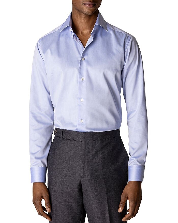 

Классическая рубашка Slim Fit из фирменного твила Eton