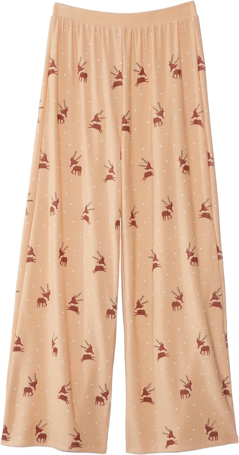 Брюки Chaser Reindeer Snow Wide Leg Pants, цвет Reindeer Snow — фото 2