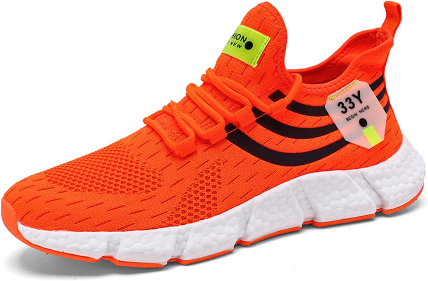 

Мужские легкие дышащие кроссовки для бега с амортизацией Abborora, оранжевый