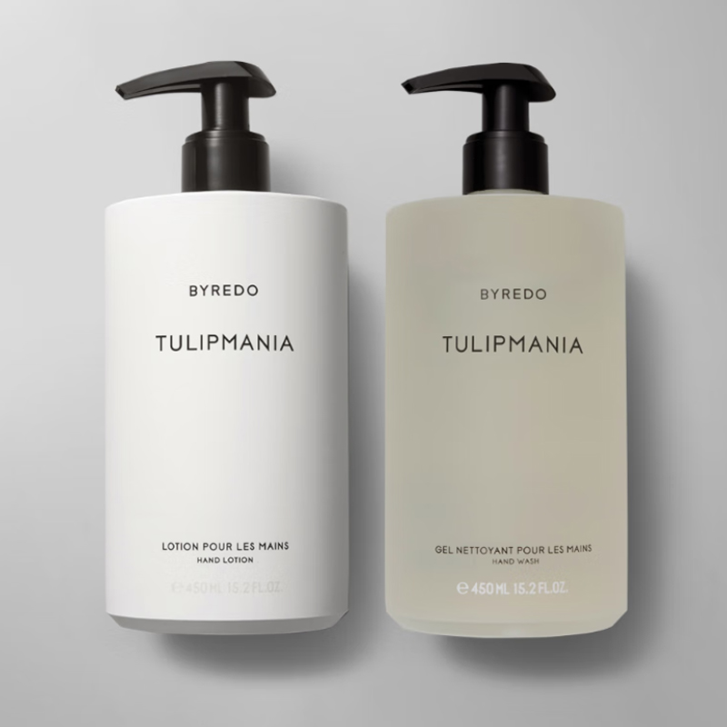 Набор для ухода за руками и ногтями Fragrance Hands Combination Care Kits 450мл*2 Byredo, two-piece set: lavender hand lotion 450ml+lavender hand cleansing lotion 450ml — фото 4