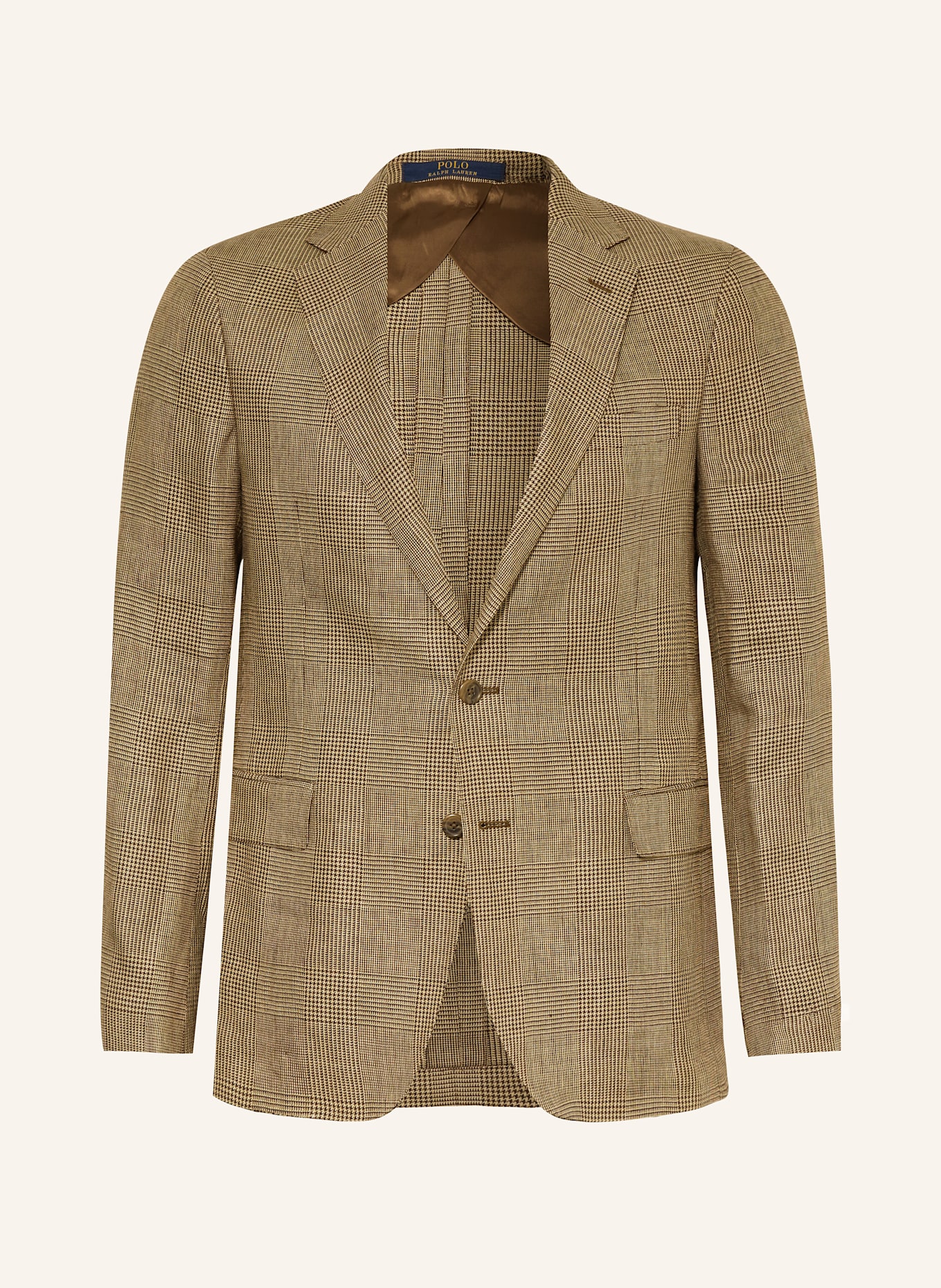 

Приталенный пиджак с льном Polo Ralph Lauren, мультиколор