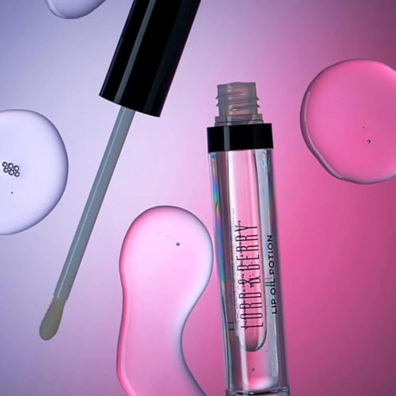 Lord & Berry Lip Oil Potion Advanced Fluid Lip Treatment - Прозрачное масло для губ - Снимает сухость, улучшает текстуру губ - 1612 Прозрачное - 0,24 унции — фото 3