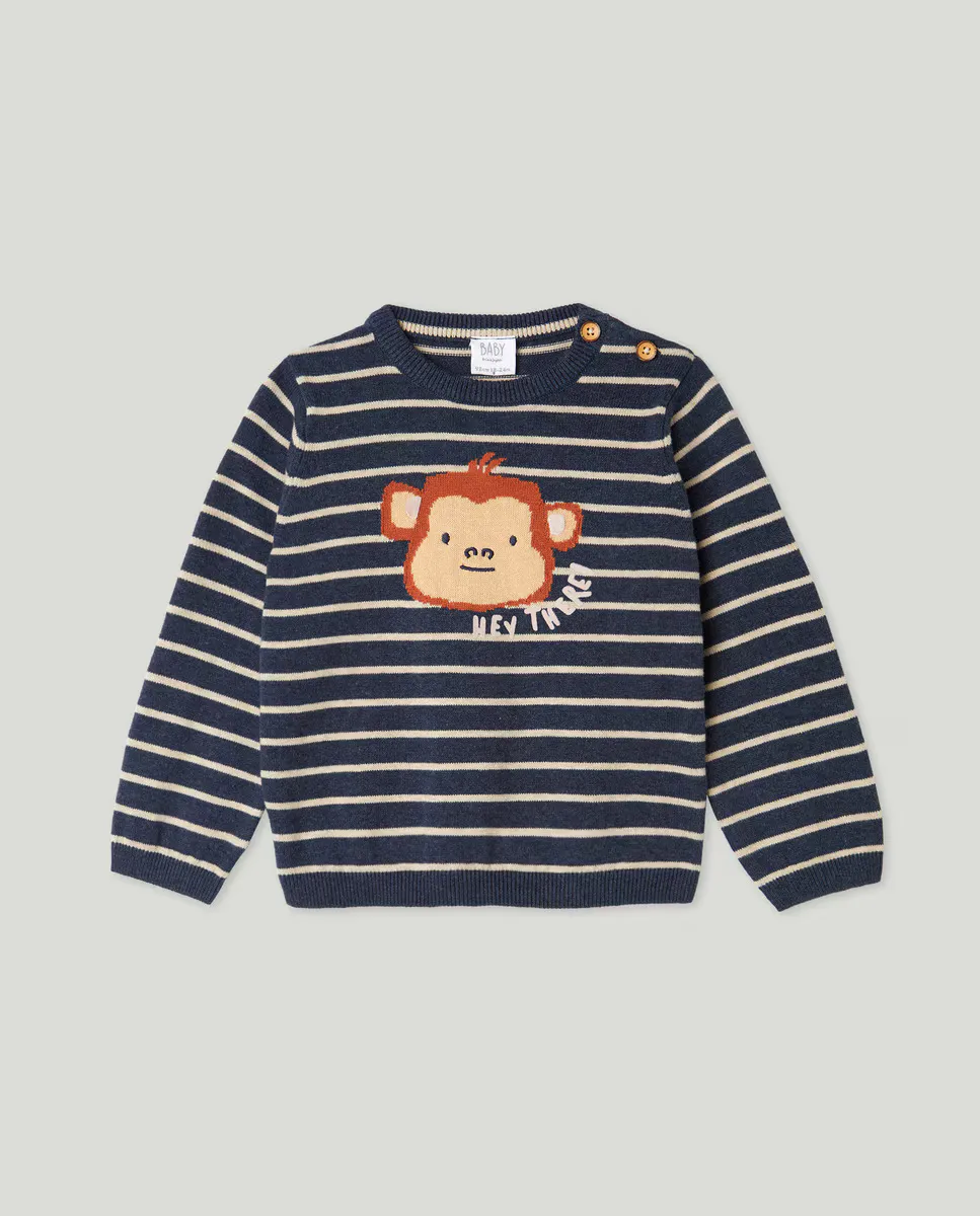 

Свитер с длинными рукавами для мальчика Baby El Corte Inglés, темно-синий