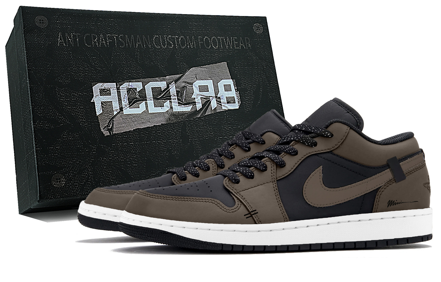 

Jordan Кроссовки Air 1 Abrasion Resistant Low top Vintage Basketball Shoes Unisex Mocha