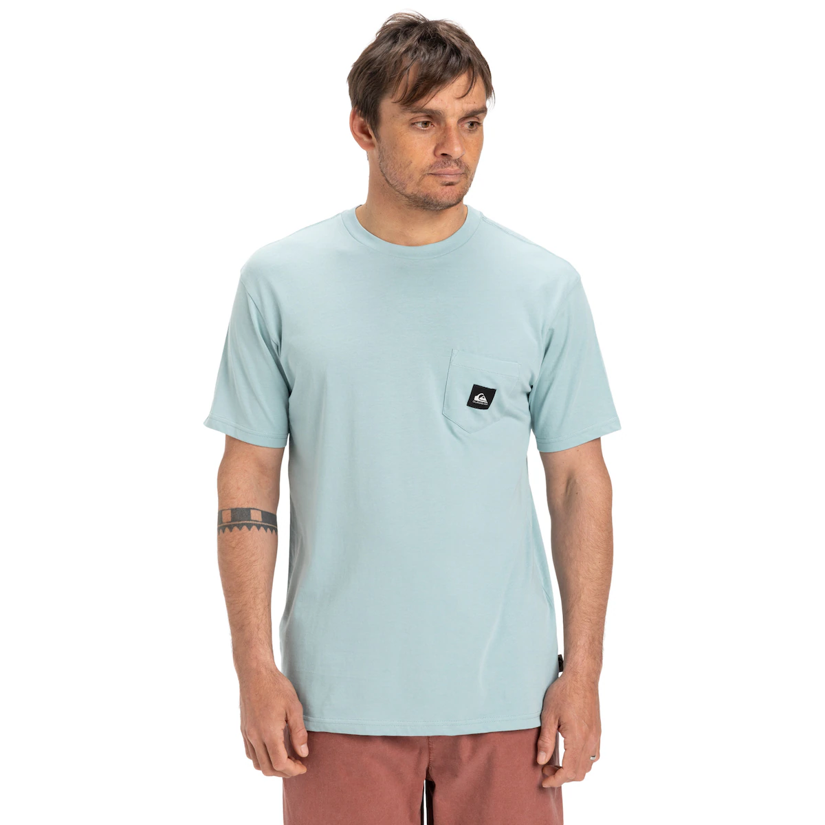 

Мужская футболка Quiksilver с соленой водой, голубой