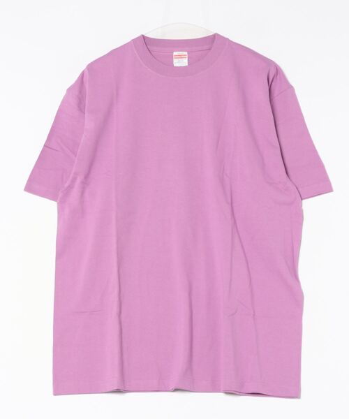 

VIBGYOR Футболка с коротким рукавом, однотонная, United Athle, лавандовый