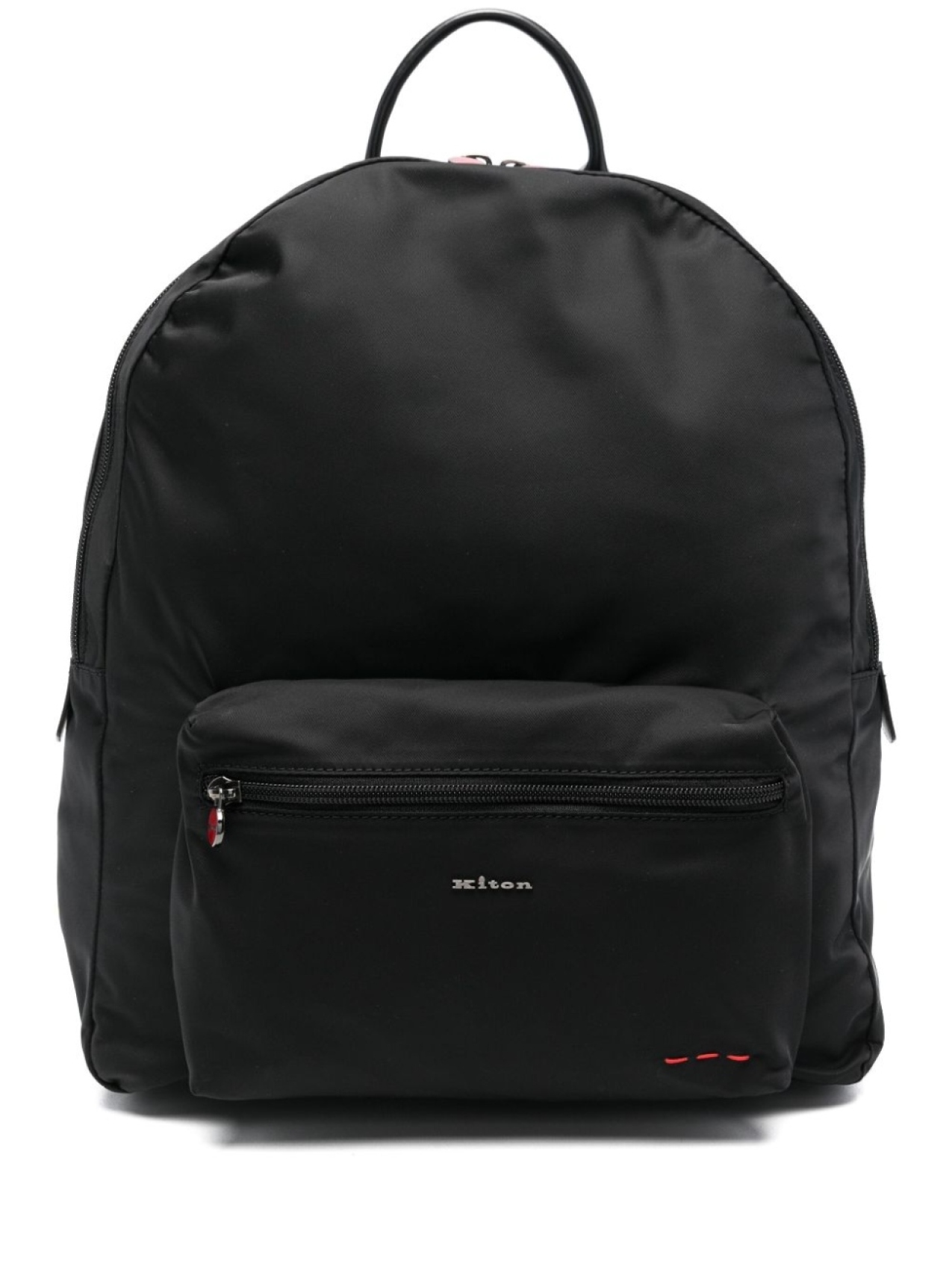 

Kiton рюкзак с логотипом, черный
