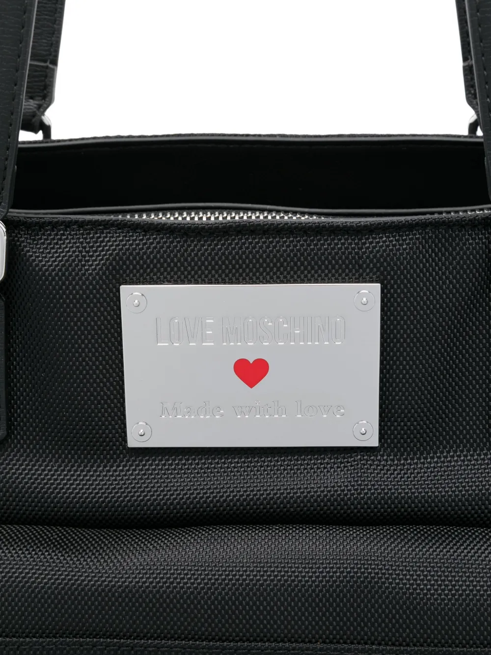 

Сумка-шоппер с логотипом Love Moschino, черный