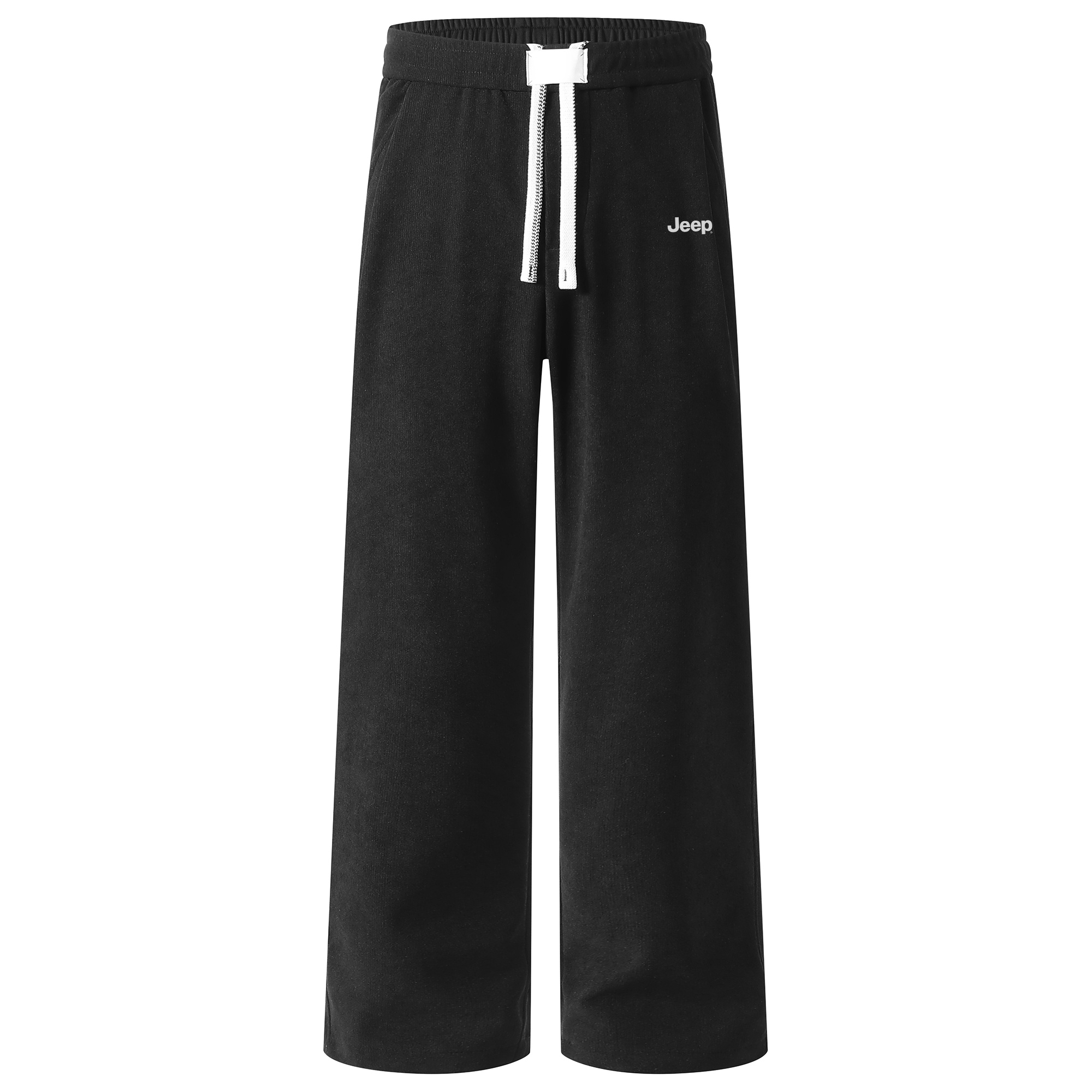 

Повседневные брюки Unisex Moderate Straight Fit Jeep, черный