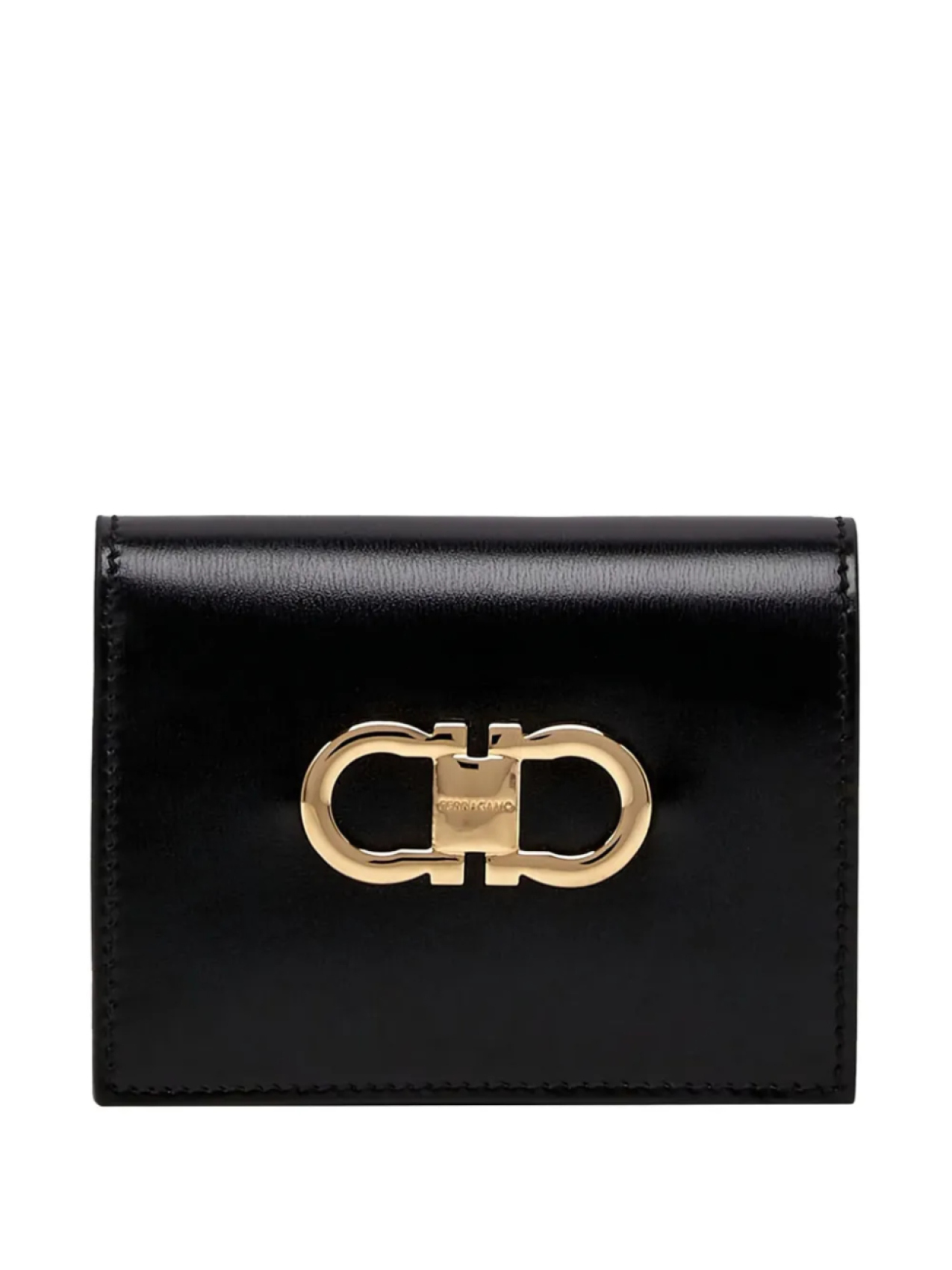 

Кошелек Ferragamo Gancini из телячьей кожи, черный