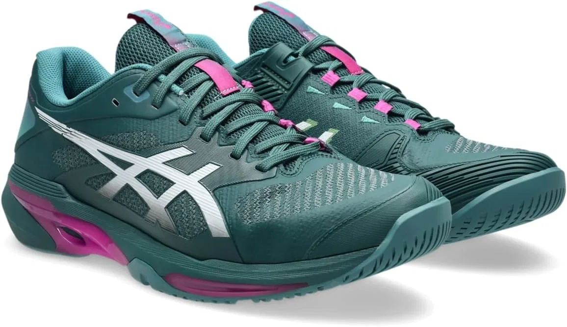 Кроссовки теннисные ASICS Solution Speed FF 4, Dark Neptune/White — фото 2