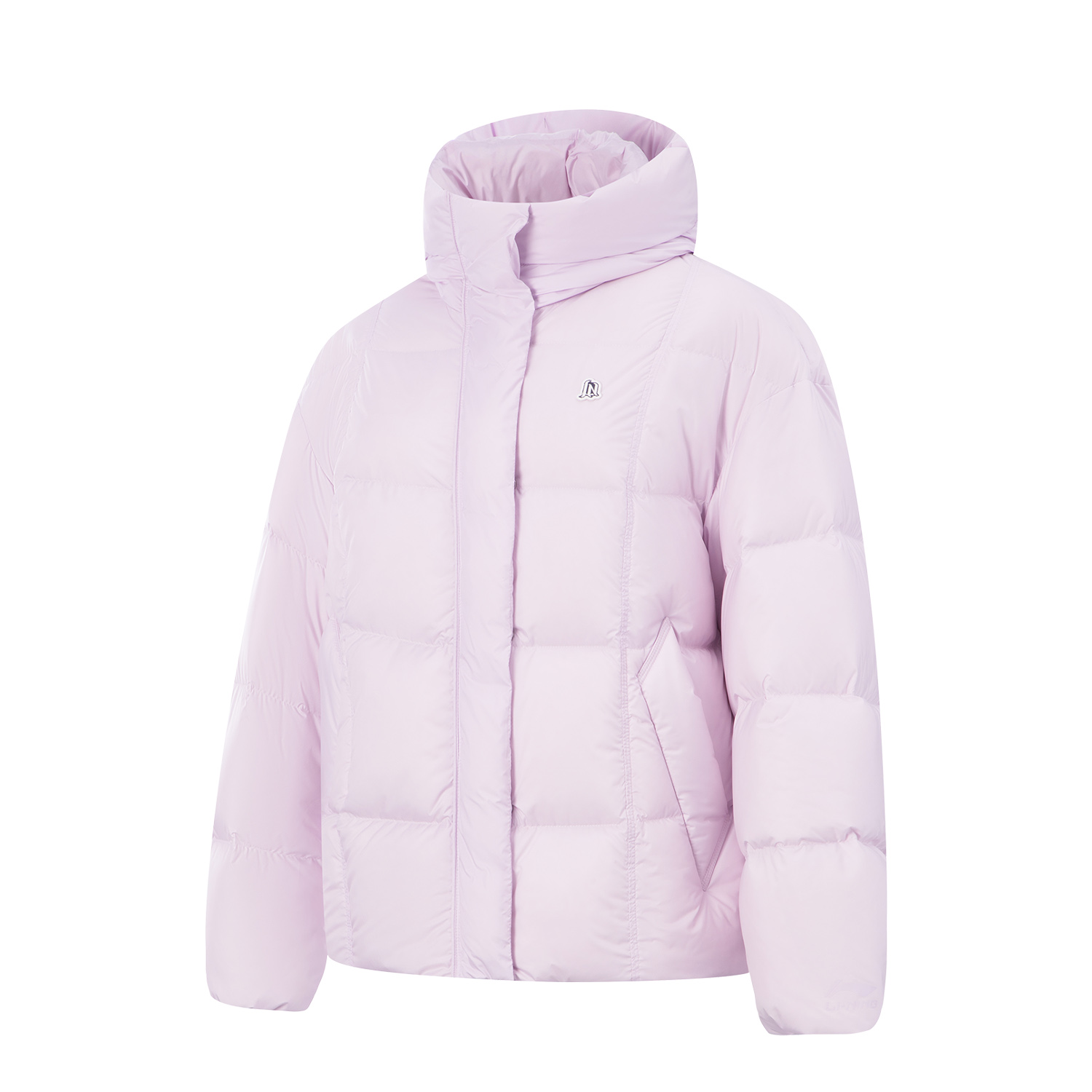 

LINING Спортивная куртка пуховик женская, Dusty Purple