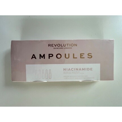 

Revolution Skincare London с ниацинамидом, 7-дневные ампулы для ухода за кожей, 14 мл, 1 шт., 1 упаковка, 10 мл., Revolution Skin Care London