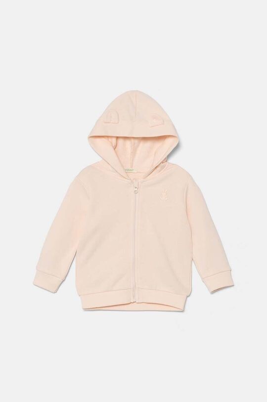 

Хлопковая детская толстовка United Colors of Benetton, оранжевый