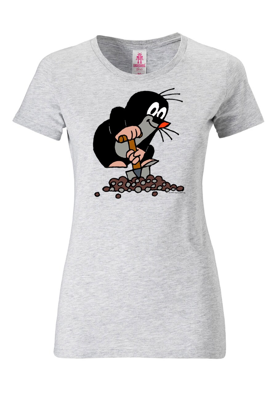 

Рубашка LOGOSHIRT Der kleine Maulwurf, серый