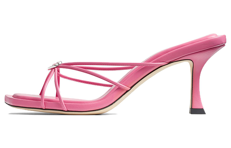 Jimmy Choo Тапочки-слайды Indiya женские розовые