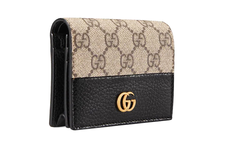Двухцветный чехол-кошелек для карт GG Marmont Gucci, shopping bag set(basic set+shopping bag) — фото 4