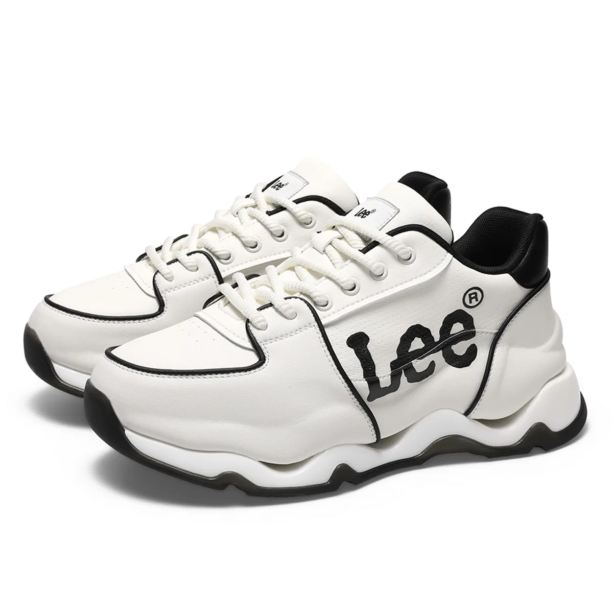 Кроссовки Chunky белые Lee — фото 4