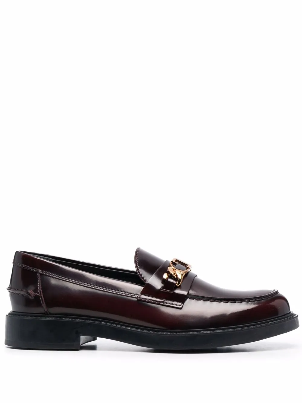 Лоферы с логотипом Tod'S, красный