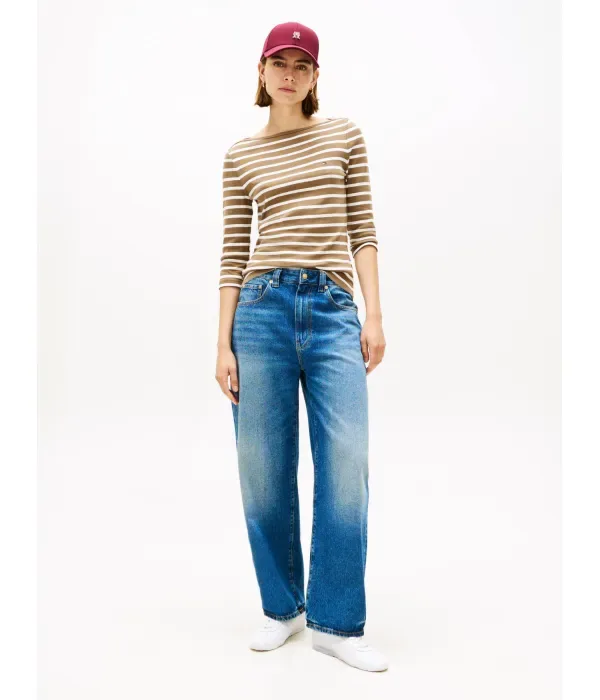 Новая блузка CODY slim fit Tommy Hilfiger, коричневый — фото 2