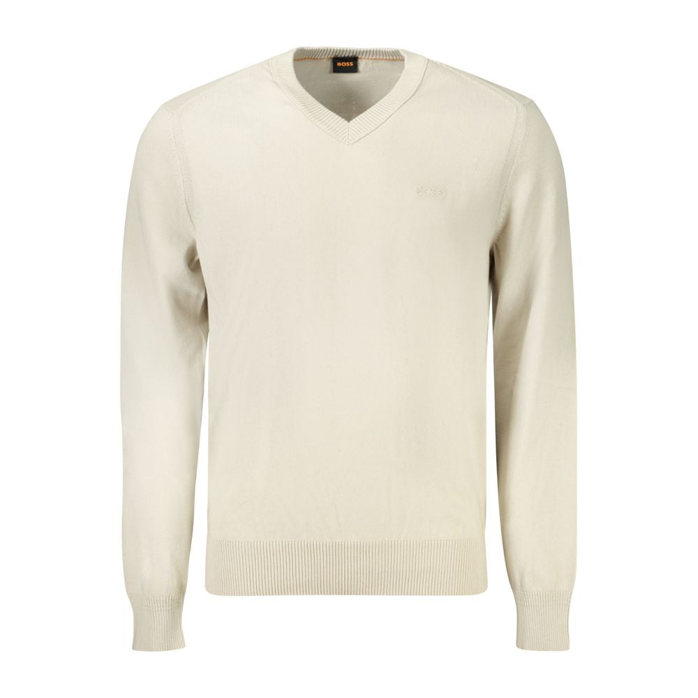

Мужской свитер Hugo Boss Cotton Men, бежевый