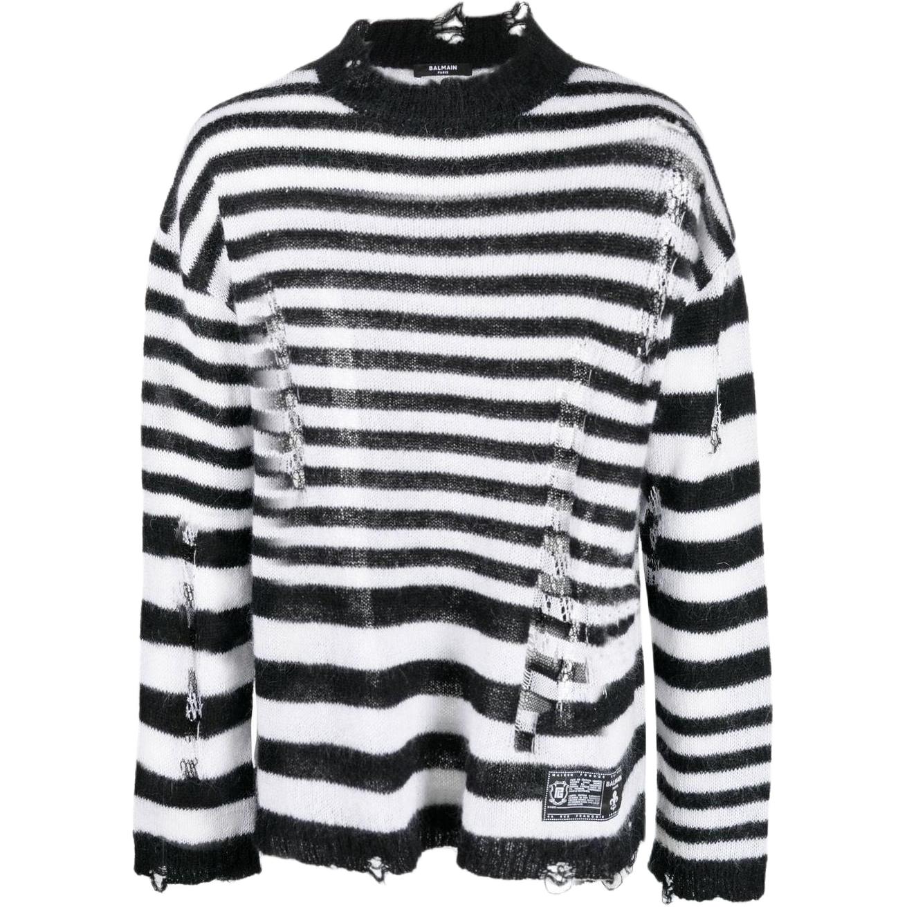 

Футболка мужская черная BALMAIN