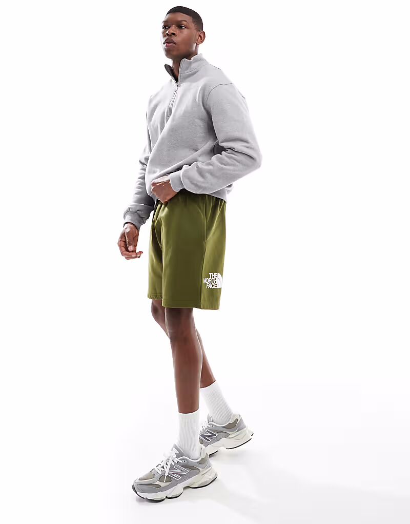 

Обычные шорты The North Face Easy оливкового цвета