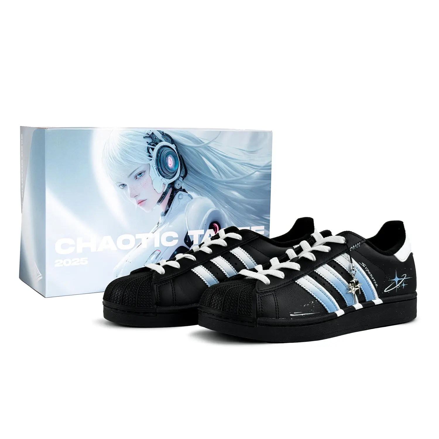 

Adidas Originals Superstar 2 устойчивые к истиранию низкие кроссовки для скейтбординга мужские black blue