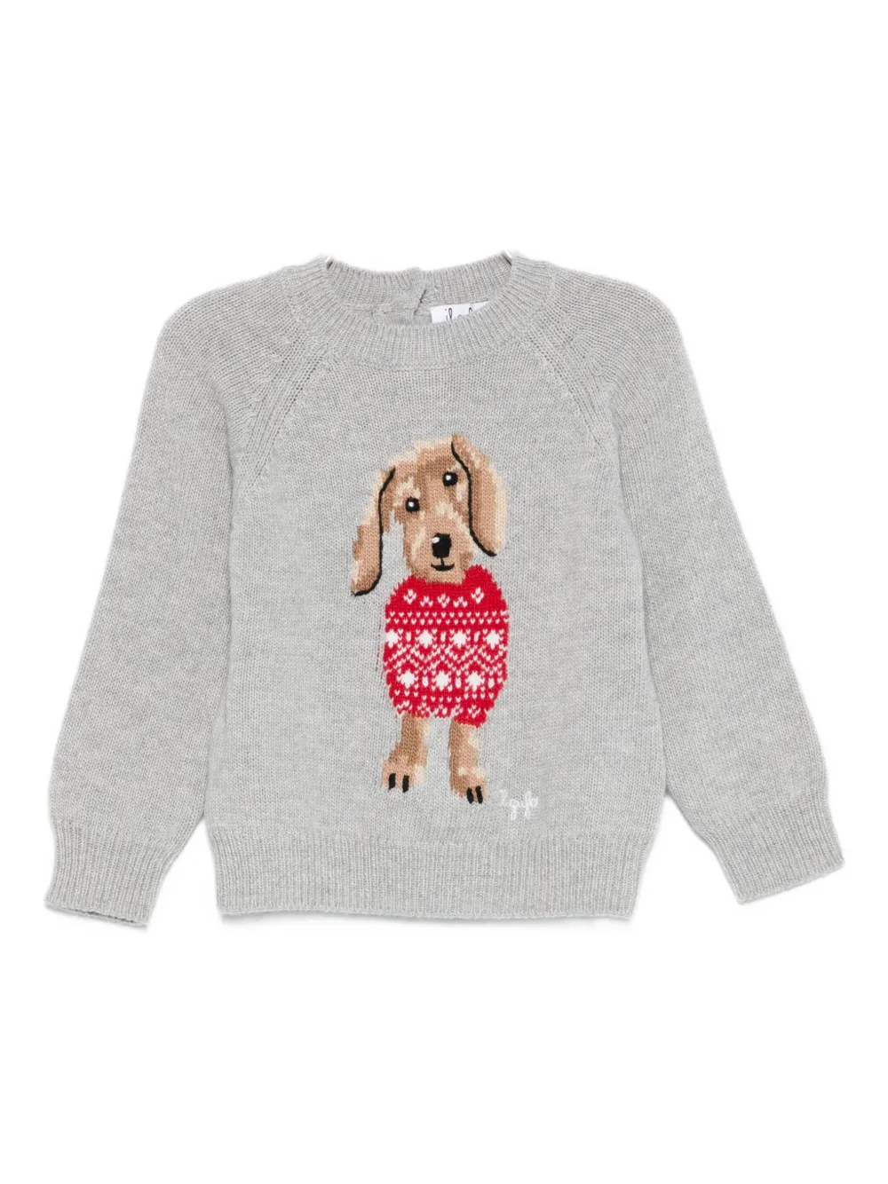 

Свитер с круглым вырезом Il Gufo, серый