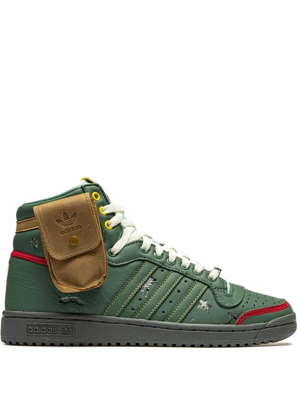 

Высокие кроссовки Top Ten adidas, зеленый