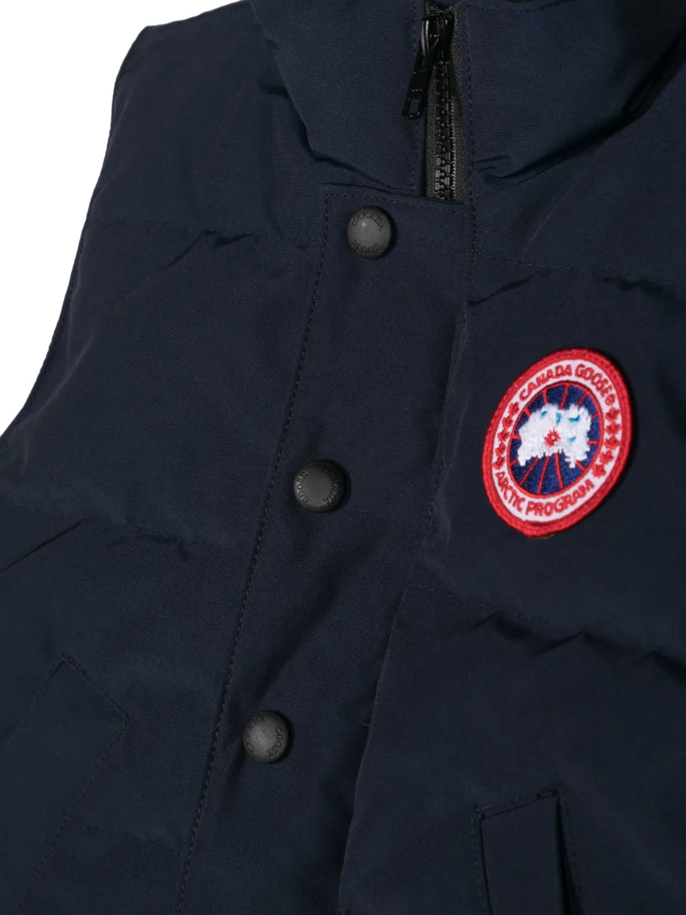 Дутый жилет Vanier Canada Goose Kids, синий — фото 3