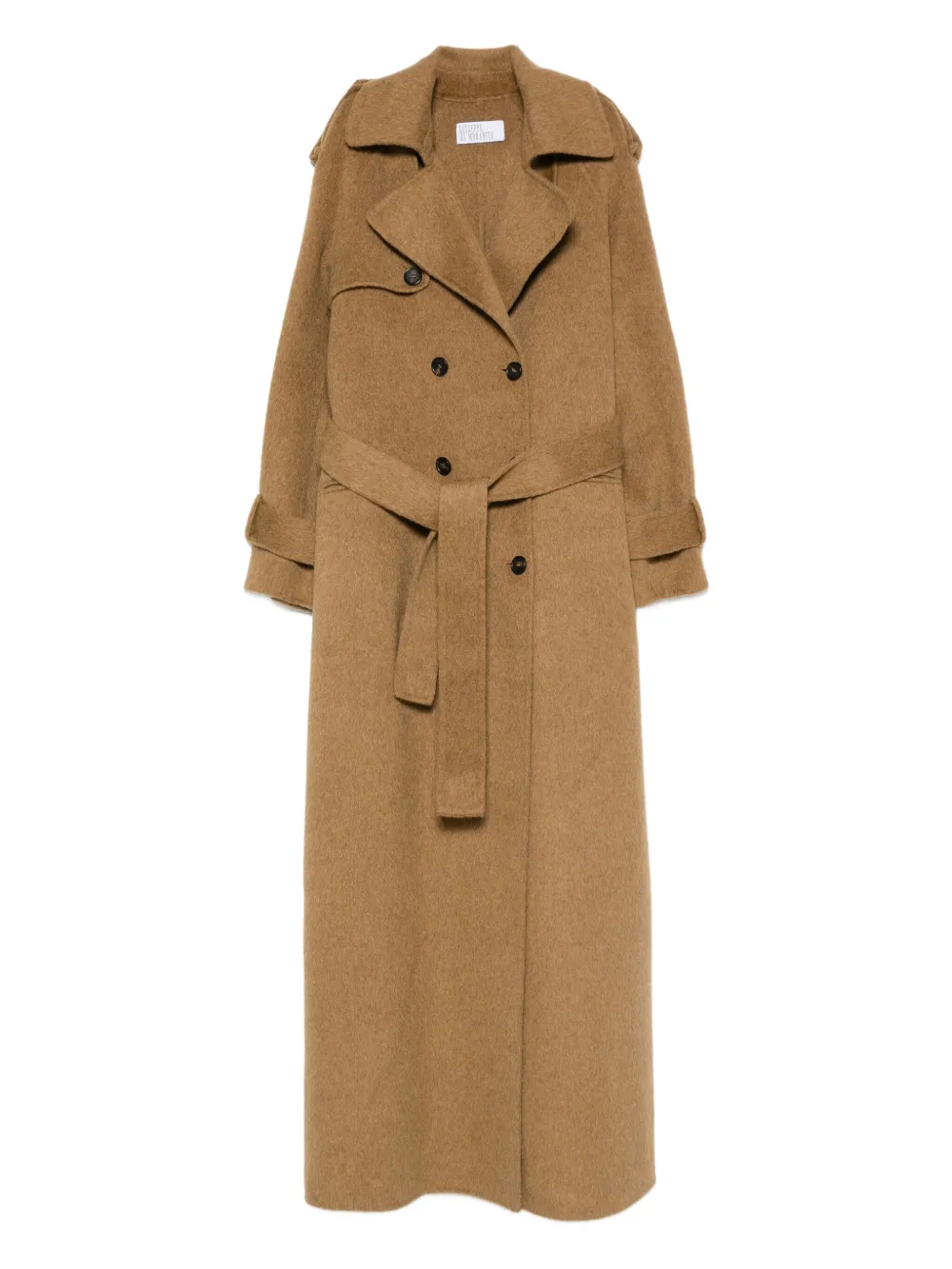 

Двубортное пальто с поясом Giuseppe Di Morabito, коричневый