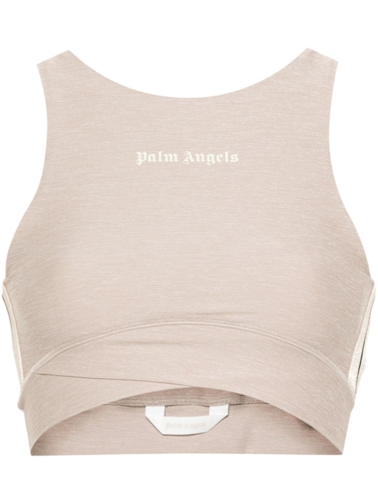 

Palm Angels спортивный топ с полосками, нейтральный цвет