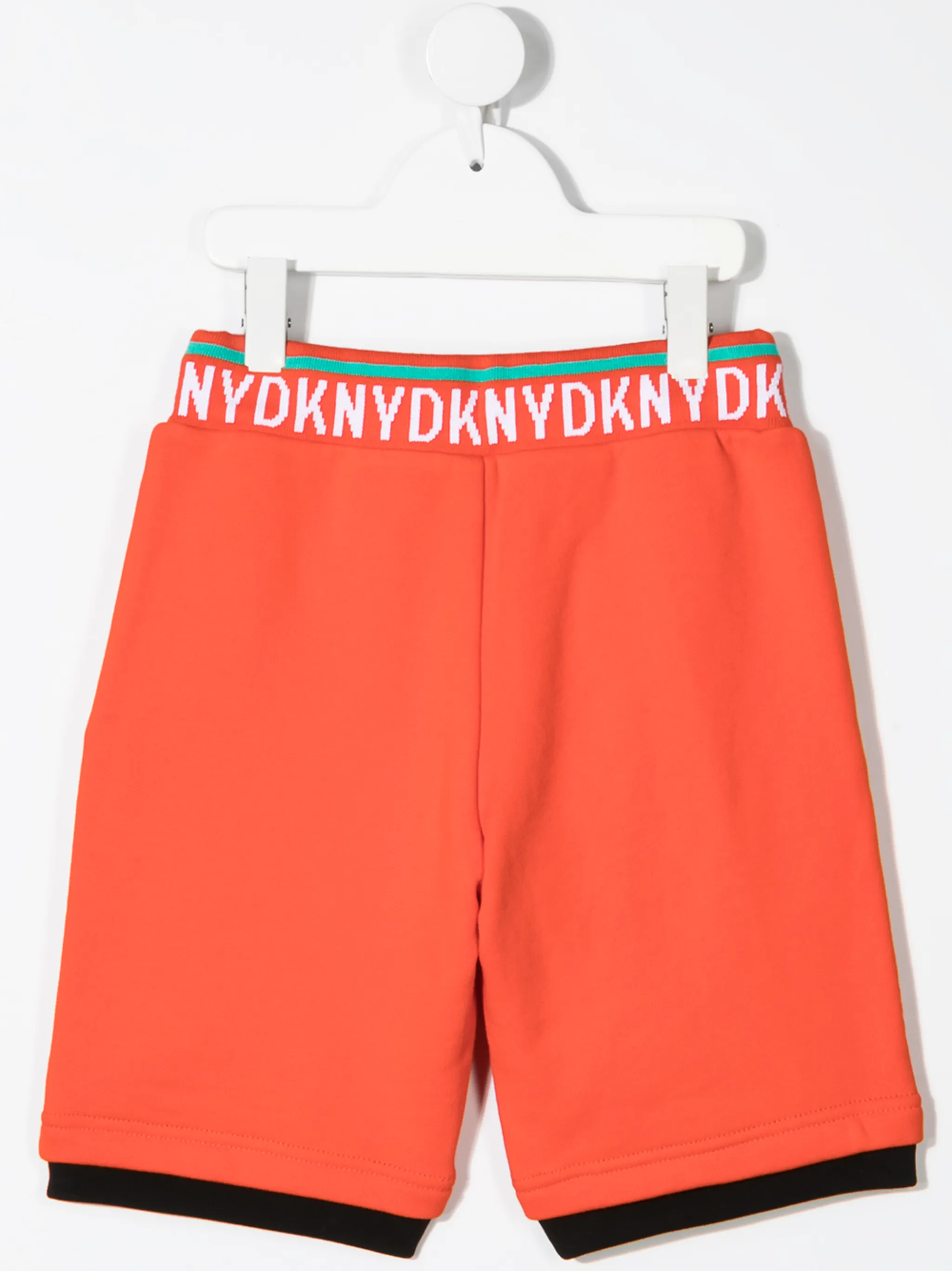 Шорты с логотипом Dkny Kids, оранжевый — фото 2