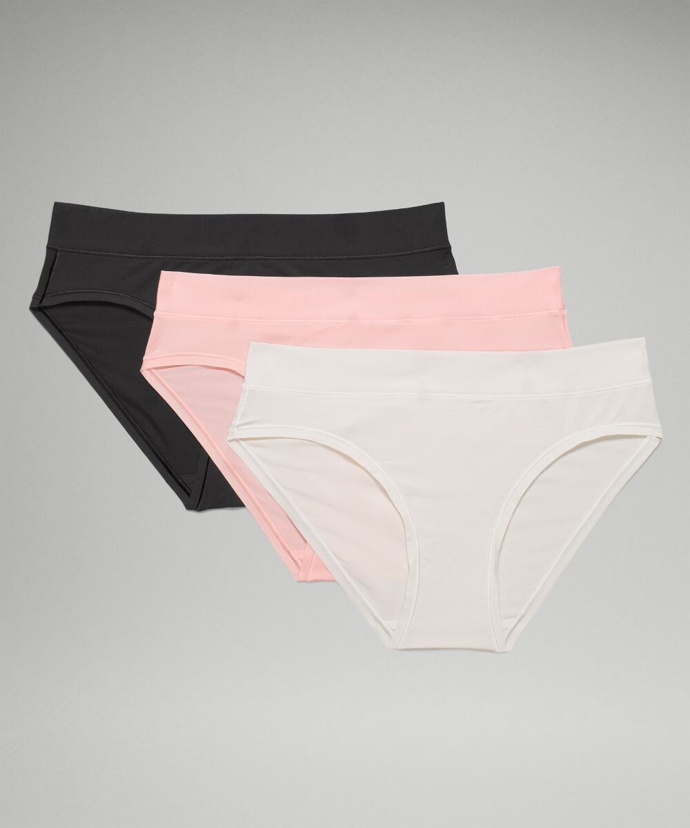 

Нижнее белье бикини со средней посадкой UnderEase 3 шт Lululemon, белый