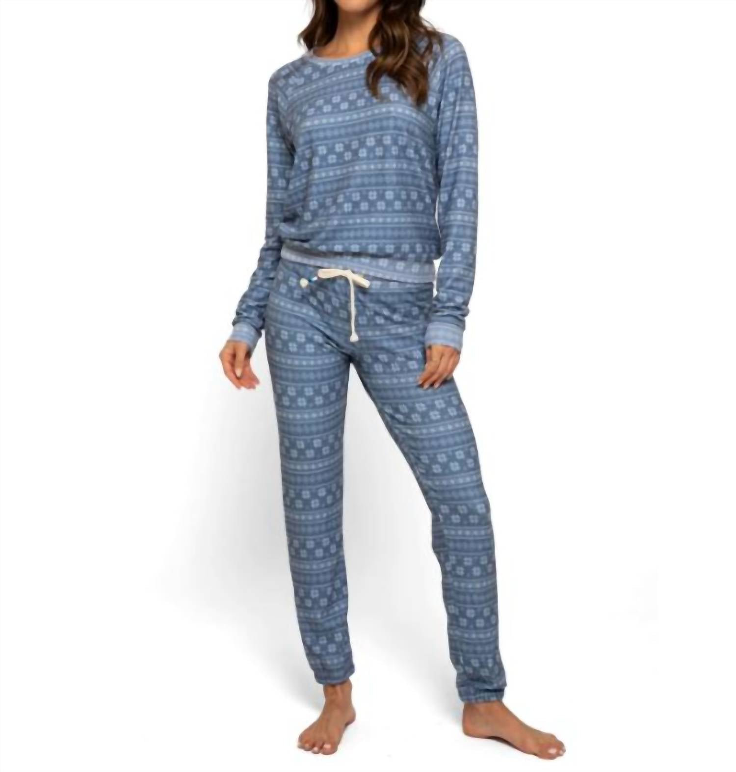 

Свитер Fair Isle Hacci в цвете индиго Sol Angeles