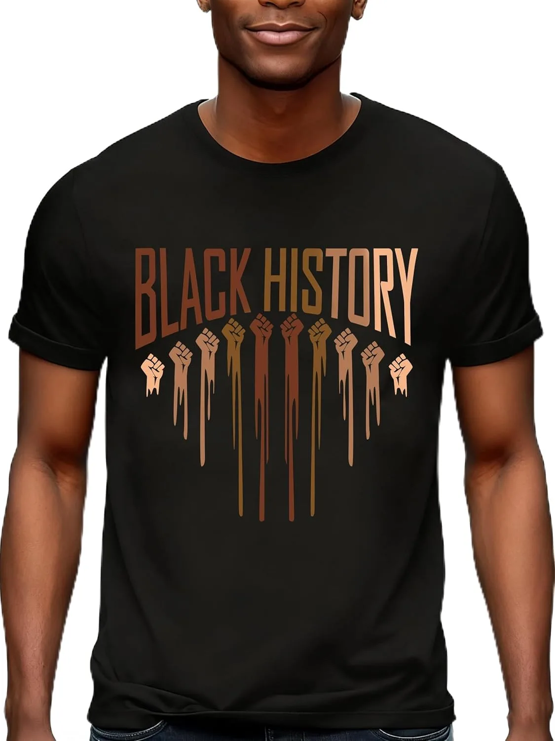 

Футболка Black History is American History Tewmeu