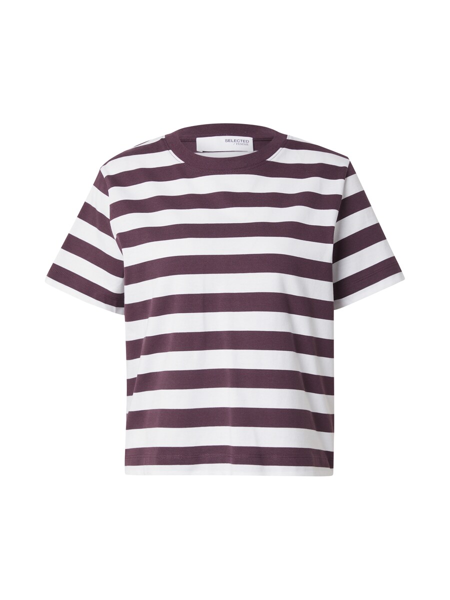 

Рубашка SELECTED FEMME SLFESSENTIAL, цвет Blackberry/White
