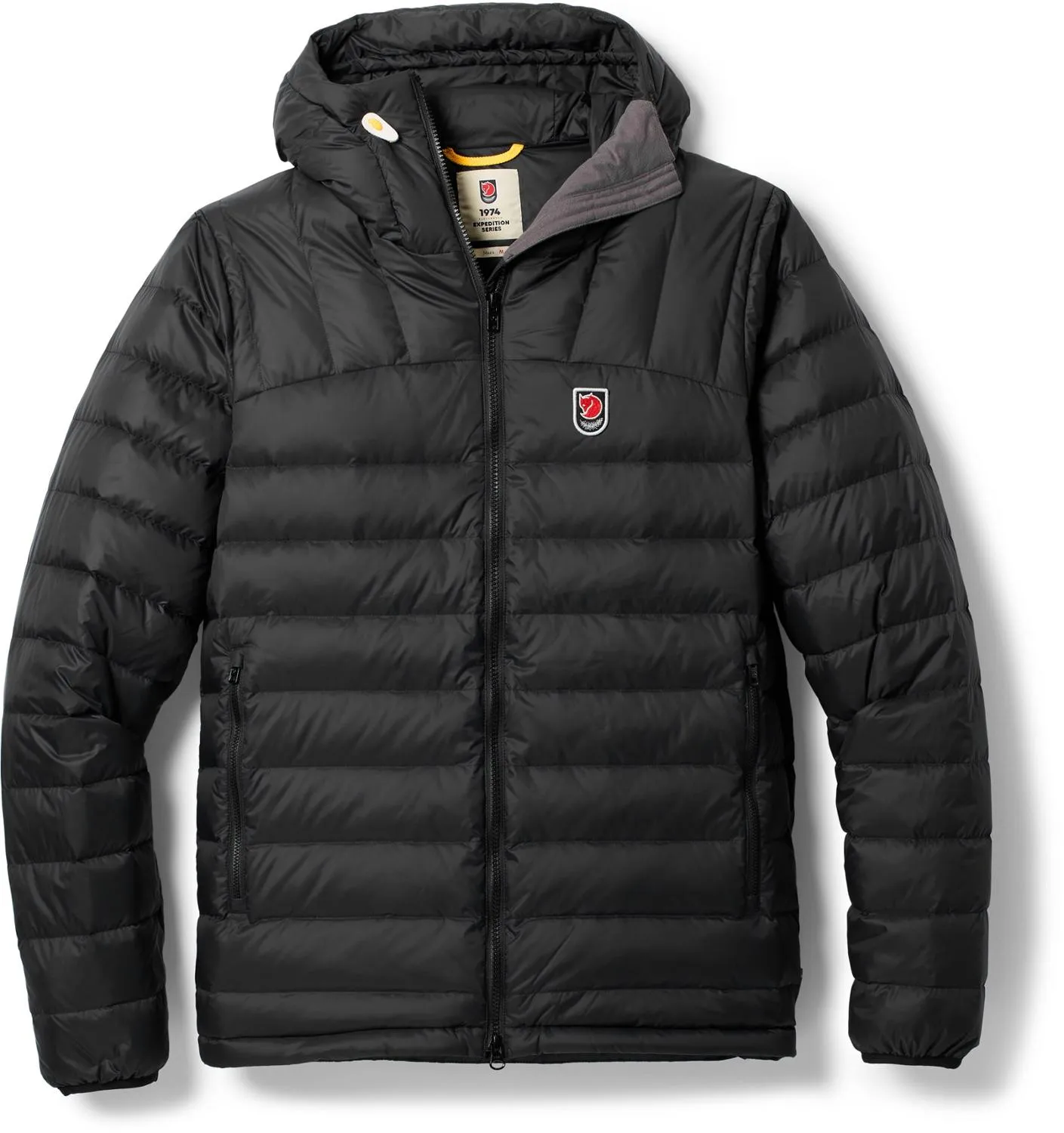 

Экспедиционная утеплённая толстовка с капюшоном Fjallraven, Black