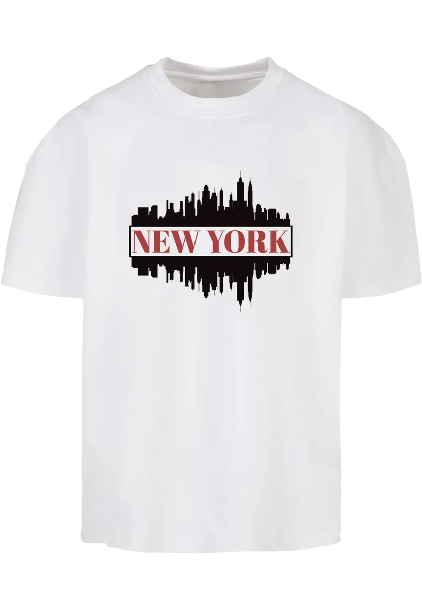 

Футболка Merchcode "Мужская футболка из сверхтяжелого хлопка Merchcode New York", белый