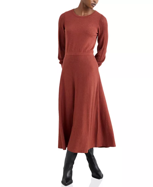 

Женское платье с изображением чайки-сельди Seasalt Cornwall, красный