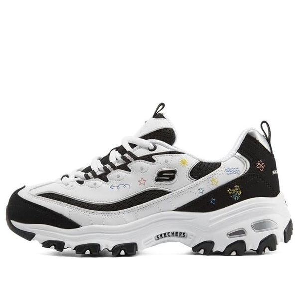 Кроссовки d'lites 1.0 'white black' Skechers, белый