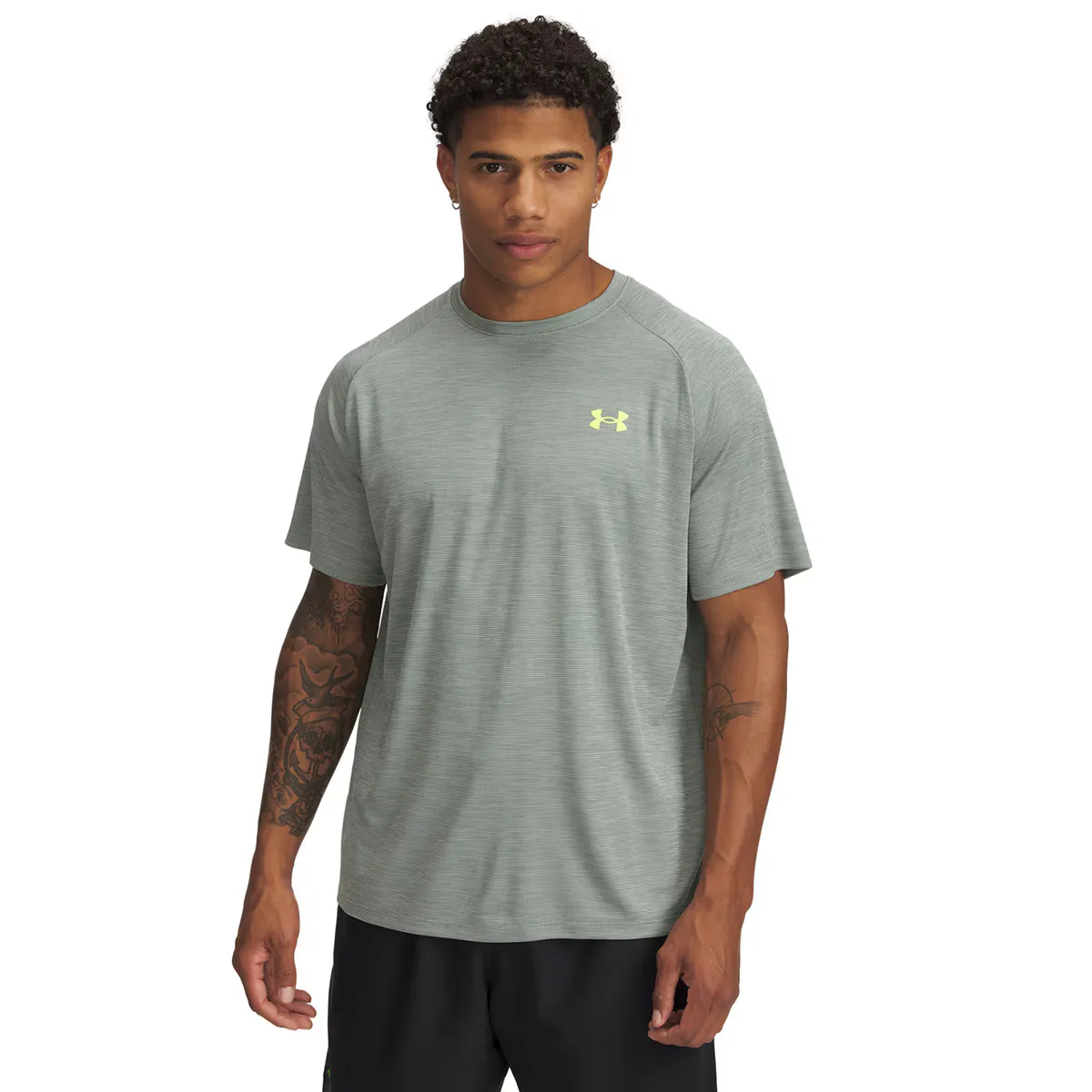 

UA Tech Textured SS Under Armour Мужская футболка, зеленый