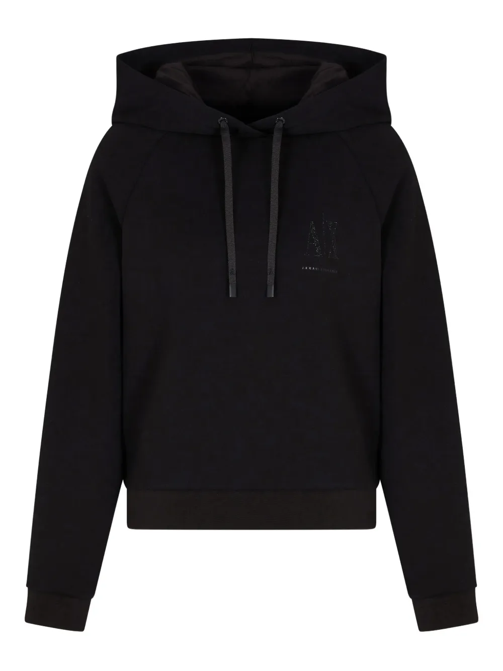 

Худи с логотипом Armani Exchange, черный