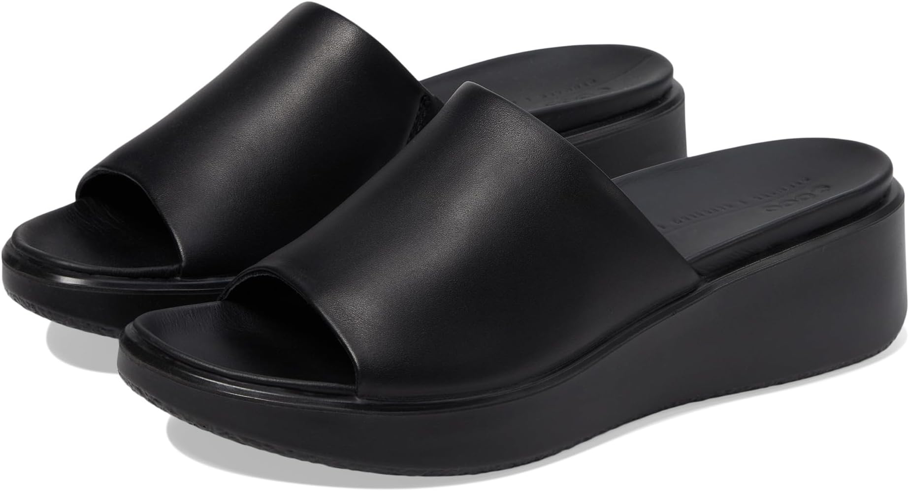 

Сандалии ECCO Flowt Luxe Wedge Sandal Slide, цвет Black Cow Leather