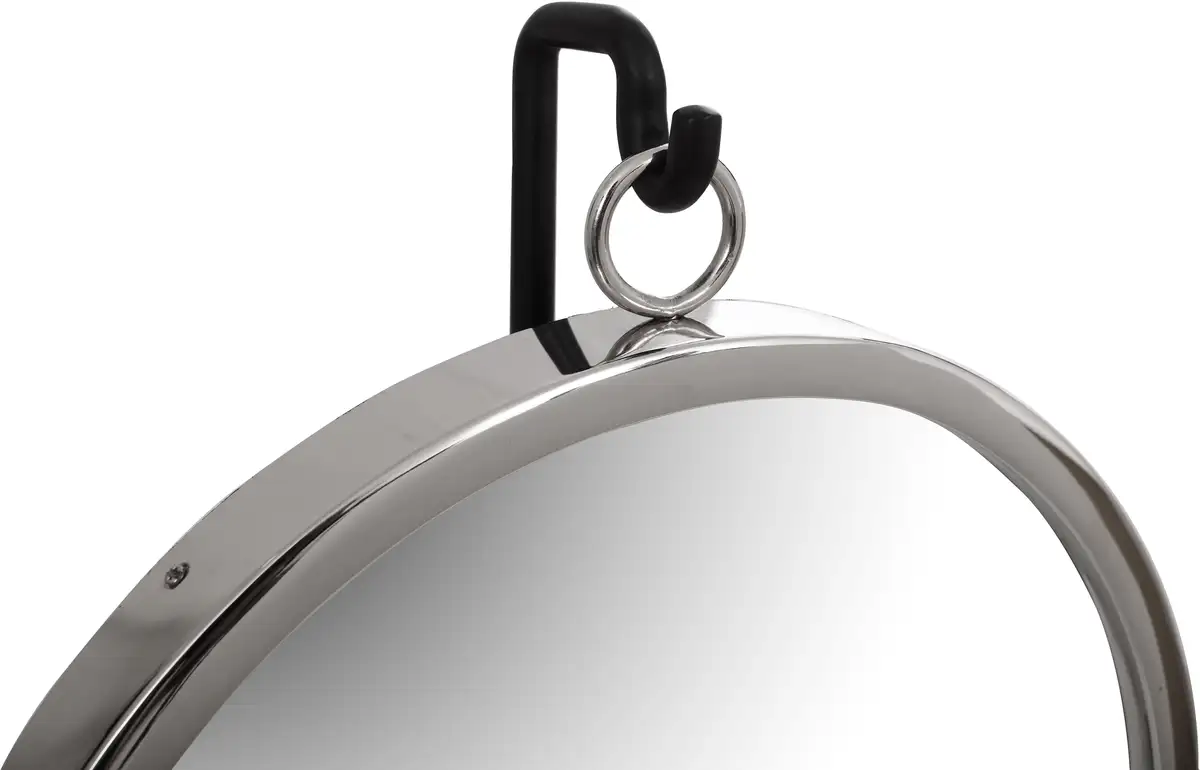 Декоративное зеркало Kayoom "Настольное зеркало Eleganca 225", (1 шт.), стоячее зеркало 30х65х13 см, Ø 0 см, черный/серебристый — фото 4