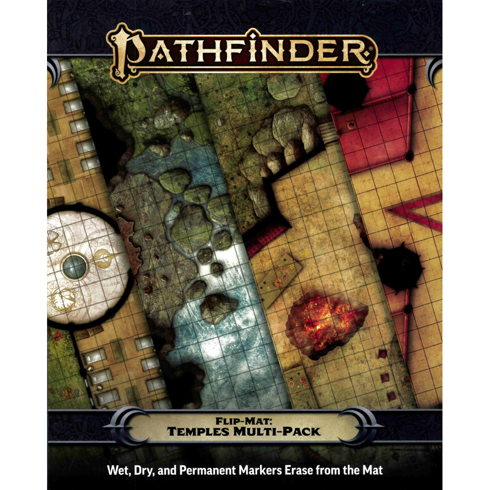 

Ролевая игра Paizo Publishing Pathfinder 2E RPG: Flip-Mat - Temples Multi-Pack